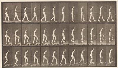 Camminare; Salire le scale; Salire una pendenza da Eadweard Muybridge