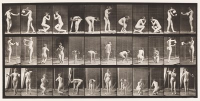 Tavola 501. Varie, chinarsi, inginocchiarsi, ecc. da Eadweard Muybridge