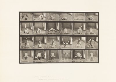 Contorsioni a terra da Eadweard Muybridge