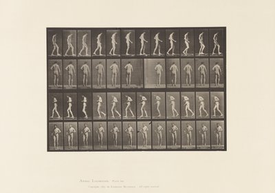 Sclerosi laterale; A,B, camminare da Eadweard Muybridge