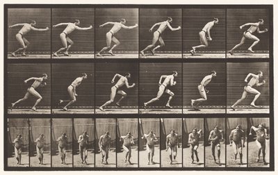 Piatto 59. Partendo per una corsa (scarpe) da Eadweard Muybridge