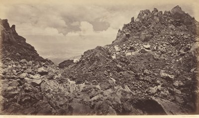 Quezaltenango dal cratere di un vulcano da Eadweard Muybridge