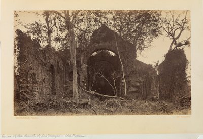 Rovine della chiesa di Las Monjas, Panama antica da Eadweard Muybridge