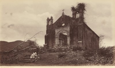 Rovine della chiesa di San Miguel, Panama da Eadweard Muybridge