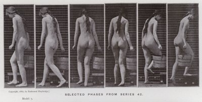 La figura umana in movimento: Fasi selezionate dalla serie 42 da Eadweard Muybridge