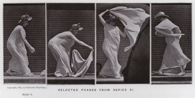 La figura umana in movimento: Fasi selezionate dalla serie 61 da Eadweard Muybridge