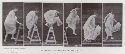 La figura umana in movimento: Fasi selezionate dalla serie 70 da Eadweard Muybridge
