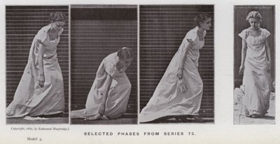 La figura umana in movimento: Fasi selezionate dalla serie 75 da Eadweard Muybridge