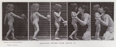 La figura umana in movimento: Fasi selezionate dalla serie 79 da Eadweard Muybridge