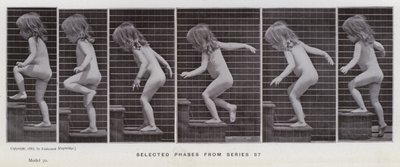 La figura umana in movimento: Fasi selezionate dalla serie 87 da Eadweard Muybridge