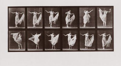 Donna che balla, Tavola 107 da Animal Locomotion da Eadweard Muybridge