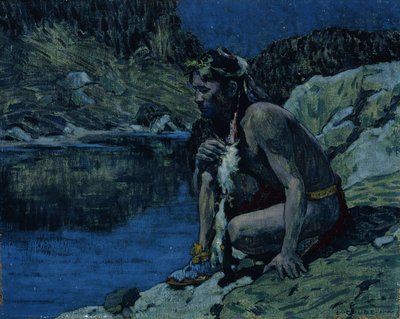 Solitudine serale da Eanger Irving Couse