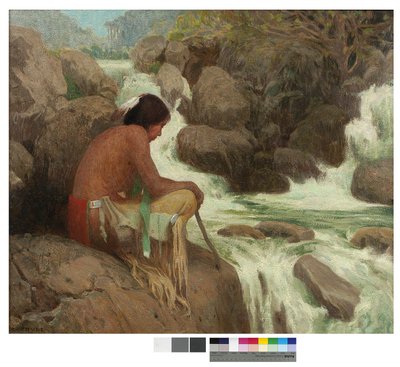 Cascate di Hondo, 1907 da Eanger Irving Couse