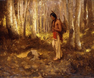 Cacciatore solitario da Eanger Irving Couse