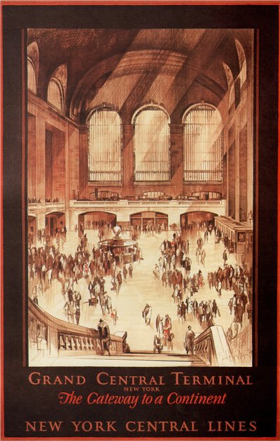 Grand Central Terminal, New York, 1927 da Earl Horter