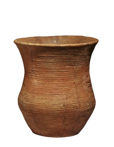 Becher campaniforme da una tomba a Radley, Barrow Hills, c.2500-2150 a.C. da Early Bronze Age