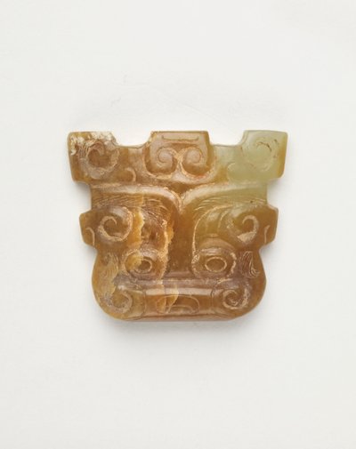 Pendente a forma di maschera animale, 650-500 a.C. da Eastern Zhou Dynasty Chinese School