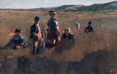 Nel campo, c1875 da Eastman Johnson