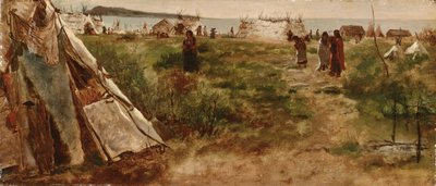 Accampamento Ojibwe da Eastman Johnson