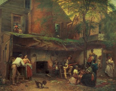 Vecchia casa del Kentucky, vita nel sud, 1859 da Eastman Johnson