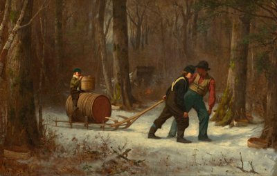 Sulla strada per il campo, 1873 da Eastman Johnson