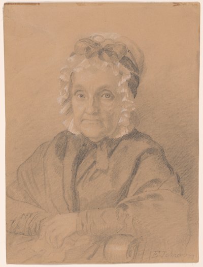 Ritratto di Mrs. Jeremiah Chandler da Eastman Johnson