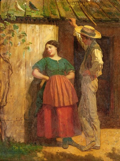 Corteggiamento Rustico da Eastman Johnson