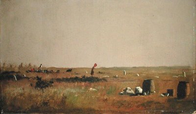 Studio per raccoglitori di mirtilli da Eastman Johnson
