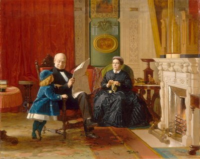 La Famiglia Brown, 1869 da Eastman Johnson