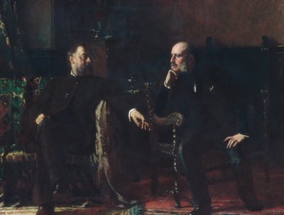 Il disegno di legge sul finanziamento, 1881 da Eastman Johnson