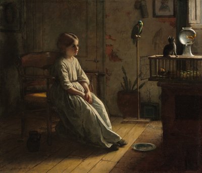 Gli animali domestici, 1856 da Eastman Johnson
