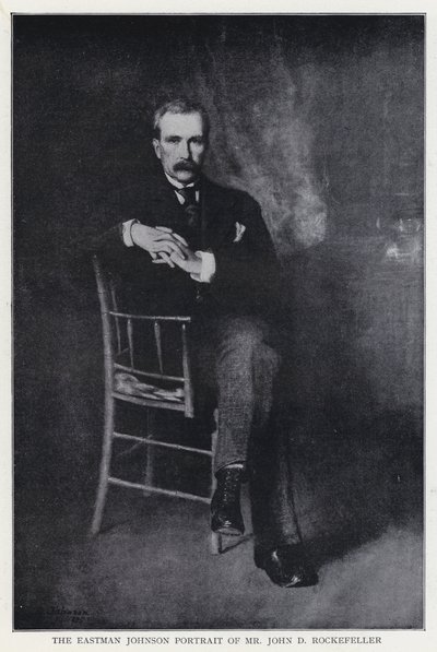 Il ritratto di John D. Rockefeller di Eastman Johnson da Eastman after Johnson