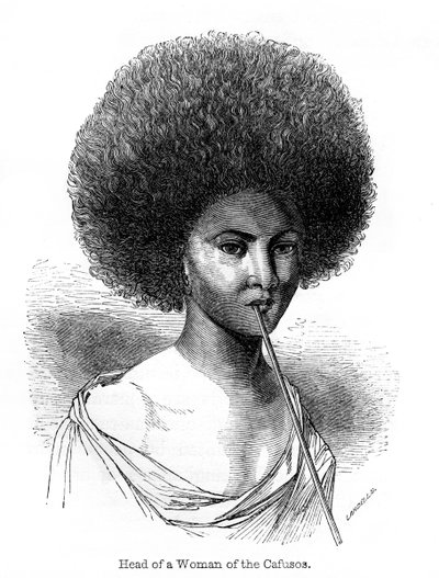 Testa di una donna dei Cafusos, 1848 da Ebenezer Landells
