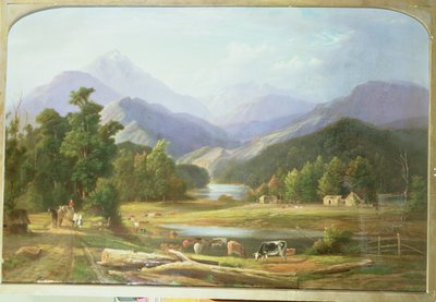 Paesaggio della Nuova Zelanda, 1872 da Ebenezer Wake Cook