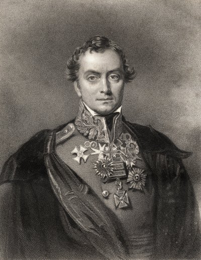 Henry Hardinge, inciso da F. Holl, da 