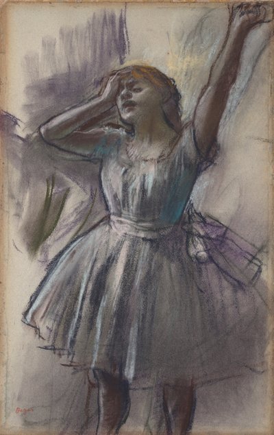 Ballerina che si Stira da Edgar Degas
