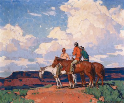 Cavalieri a cavallo da Edgar Alwin Payne