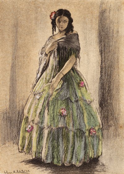 Illustrazione per Madame Bovary di Gustave Flaubert da Edgar Chahine