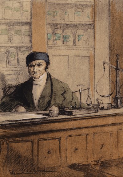 Illustrazione per Madame Bovary di Gustave Flaubert da Edgar Chahine