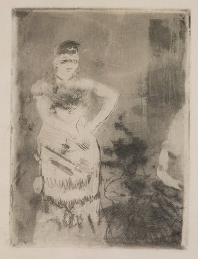 Un cantante da Edgar Degas