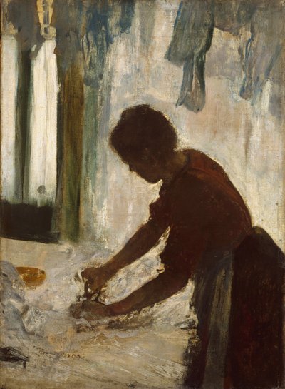 Una donna che stira da Edgar Degas