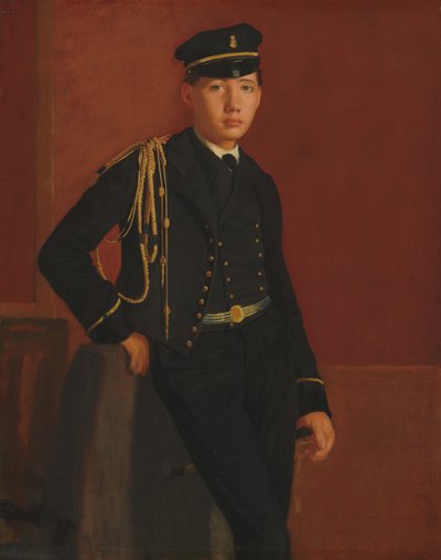 Achille De Gas in uniforme da cadetto, 1856-1857 da Edgar Degas