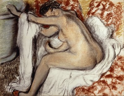 Dopo il bagno, donna che si asciuga da Edgar Degas