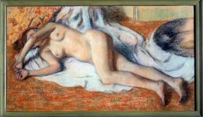 Dopo il bagno o nudo si stira da Edgar Degas