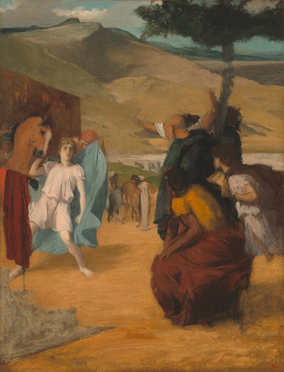 Alessandro e Bucefalo da Edgar Degas