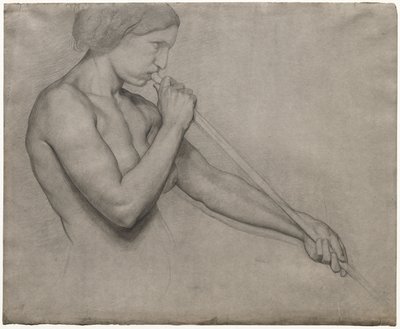 Angelo che suona la tromba da Edgar Degas