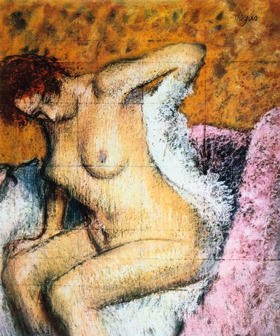 Apres le Bain, c1895 da Edgar Degas