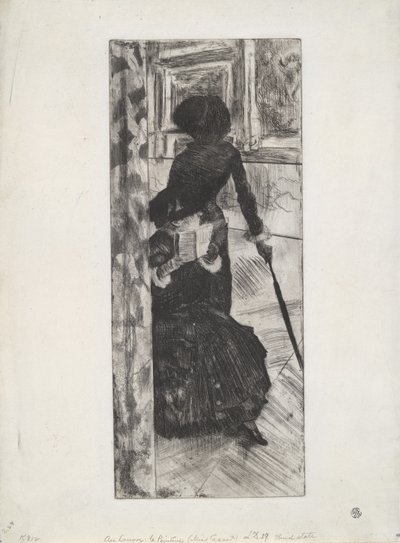 Al Louvre: La pittura (Mary Cassatt) da Edgar Degas