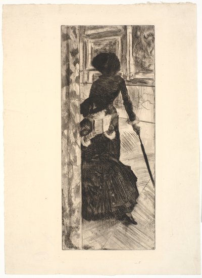 Al Louvre: La pittura (Mary Cassatt) da Edgar Degas