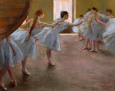 Prova di balletto, 1885-1890 da Edgar Degas